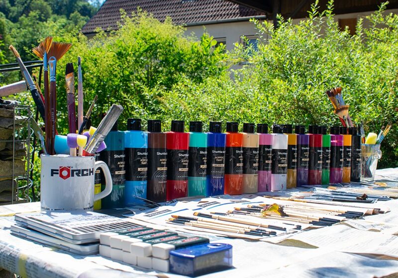 Paint & Vibe beim Ars-Conectit-Festival im Hohenloher Freilandmuseum