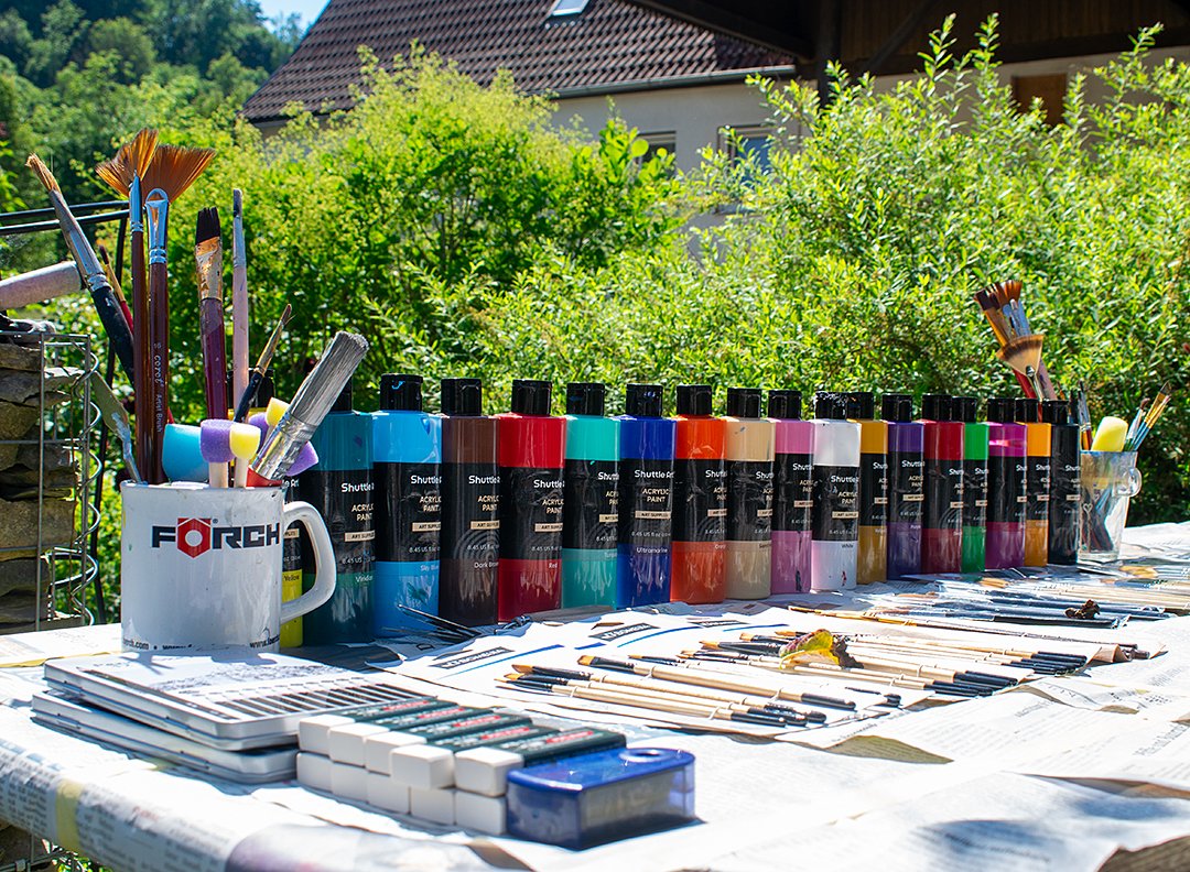 Paint & Vibe beim Ars-Conectit-Festival im Hohenloher Freilandmuseum